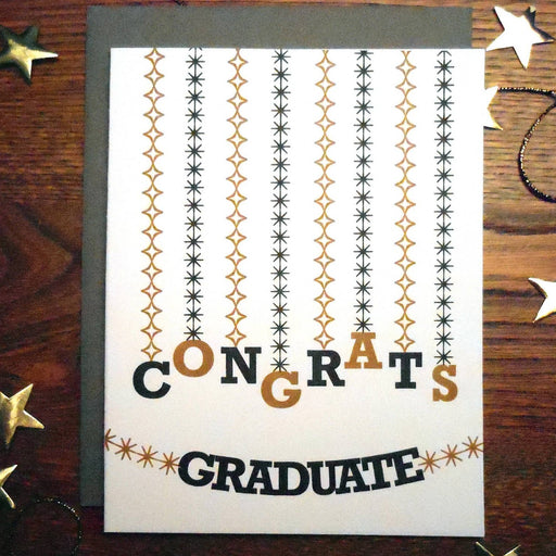 Streamers Congrats Graduate Card