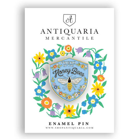 Friend of the Honeybee Enamel Pin
