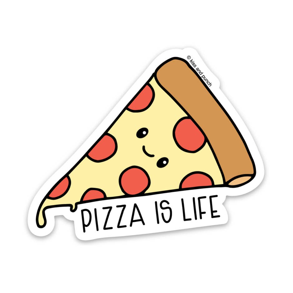 Pizza is Life Vinyl Sticker