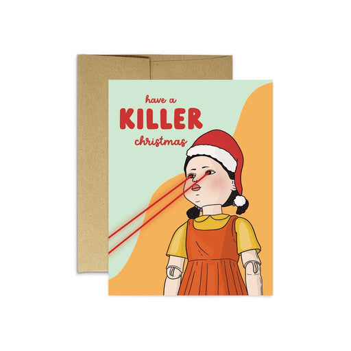 Have a Killer Christmas Squid Holidays Card