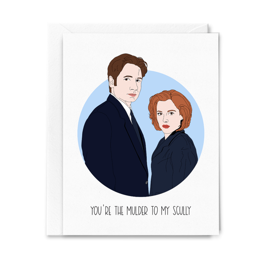 Mulder to My Scully XFiles Partner Card