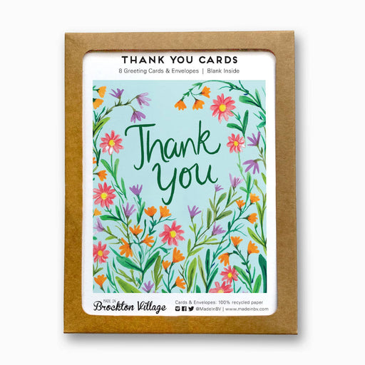 Wildflowers Thank You Cards Box of 8