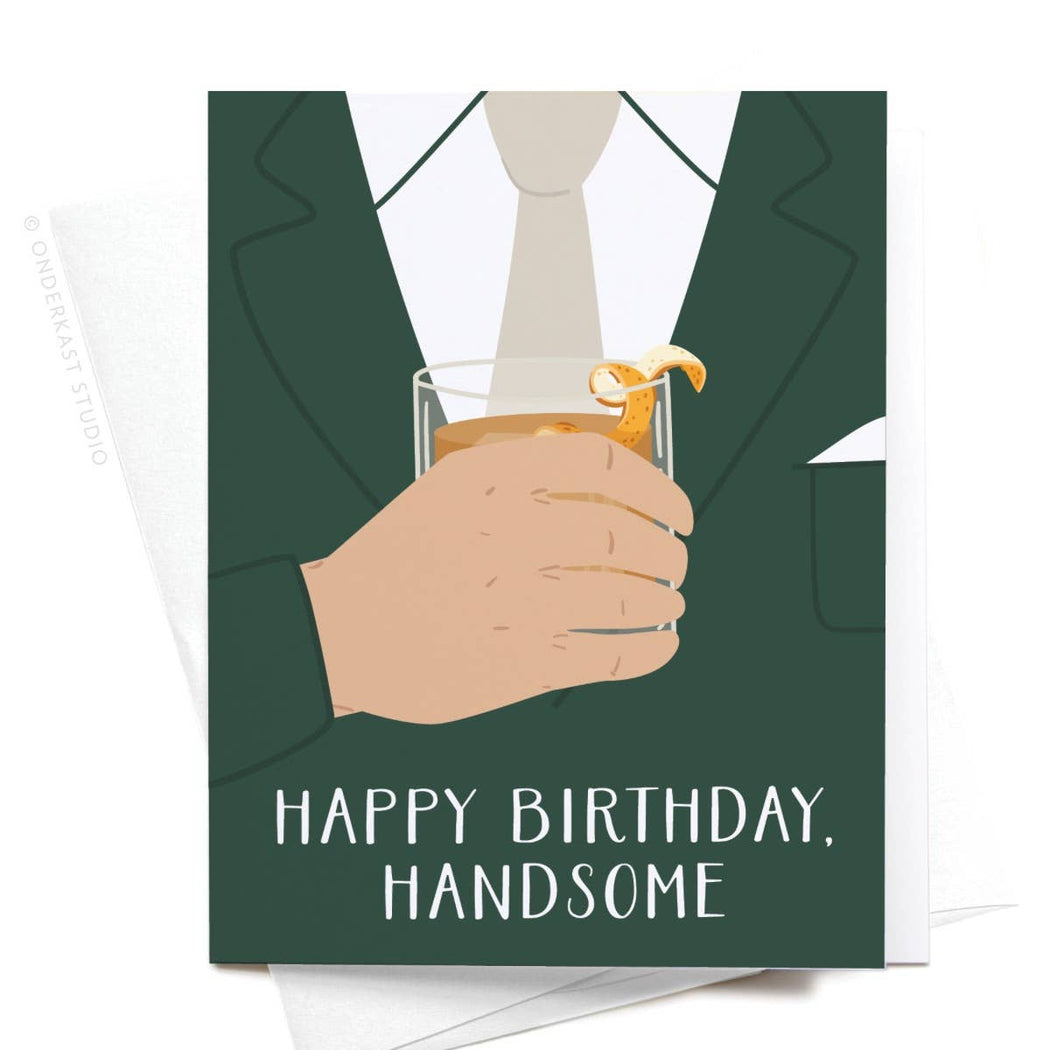 Suit & Tie Happy Birthday Handsome Card
