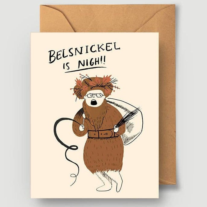 Belsnickel Is Nigh Dwight Office Christmas Card