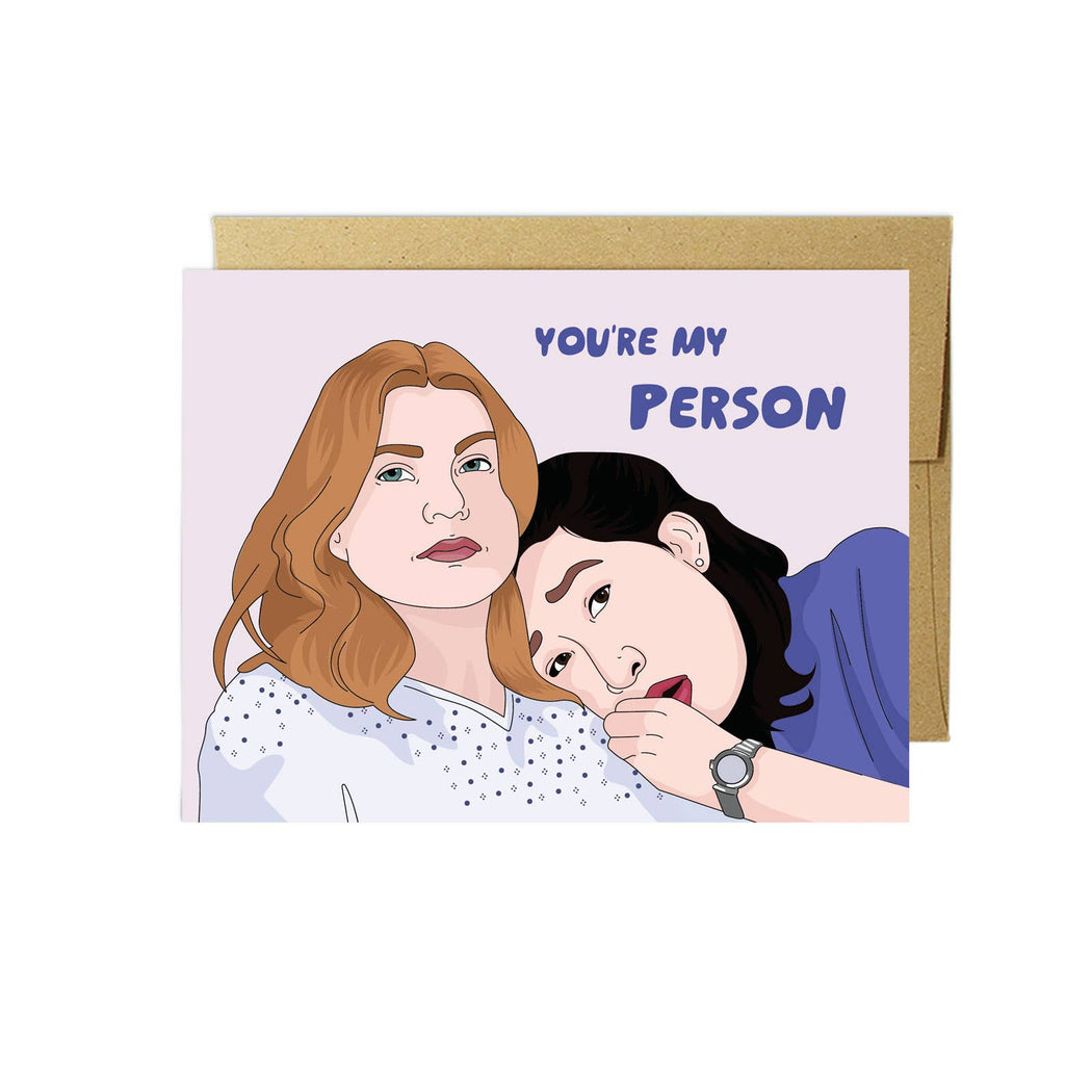 Youre My Person Greys Anatomy Card