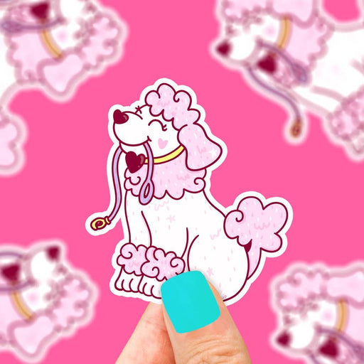Poodle Dog Vinyl Sticker