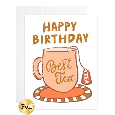 Happy Birthday Best Tea Cup Card