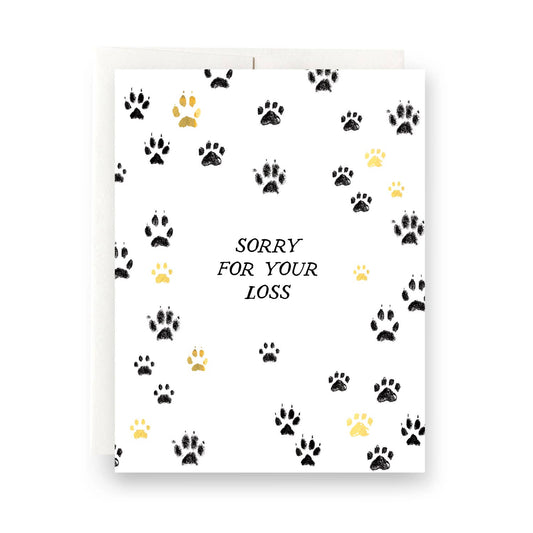 Paws Sorry for your Loss Card