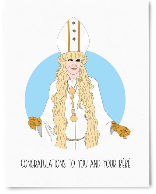 Congratulations to You and Your Bebe Schitts Creek Moira Card