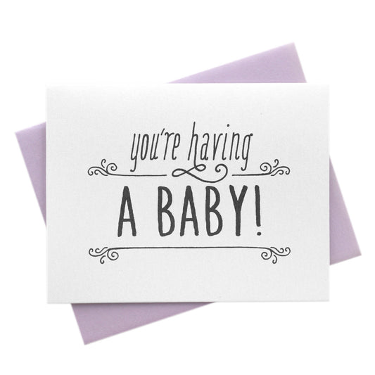 You're Having a Baby, Congratulations Card