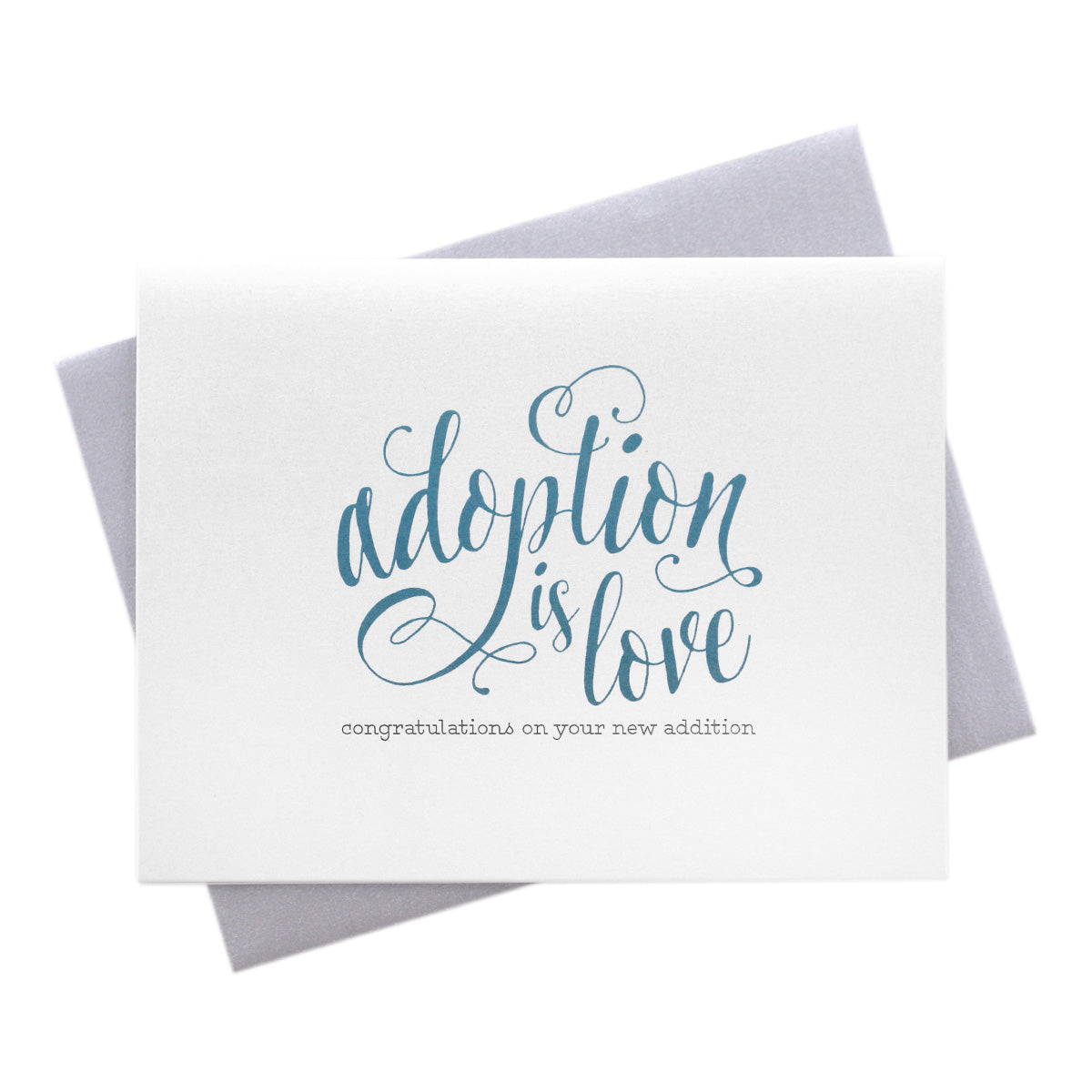 Adoption is Love New Baby New Parents Congratulations Card
