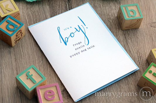 It's a Boy! Congratulations New Baby Card