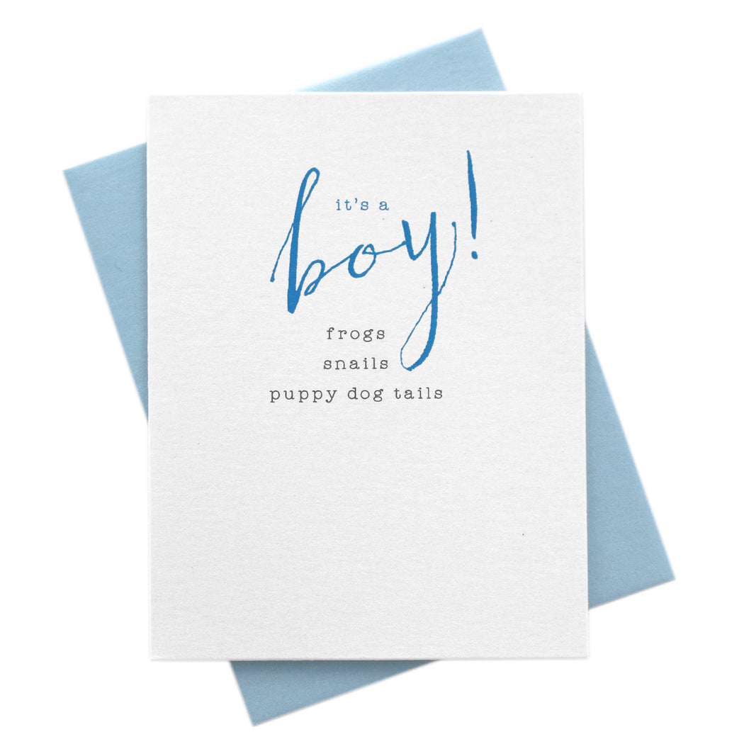 It's a Boy! Congratulations New Baby Card