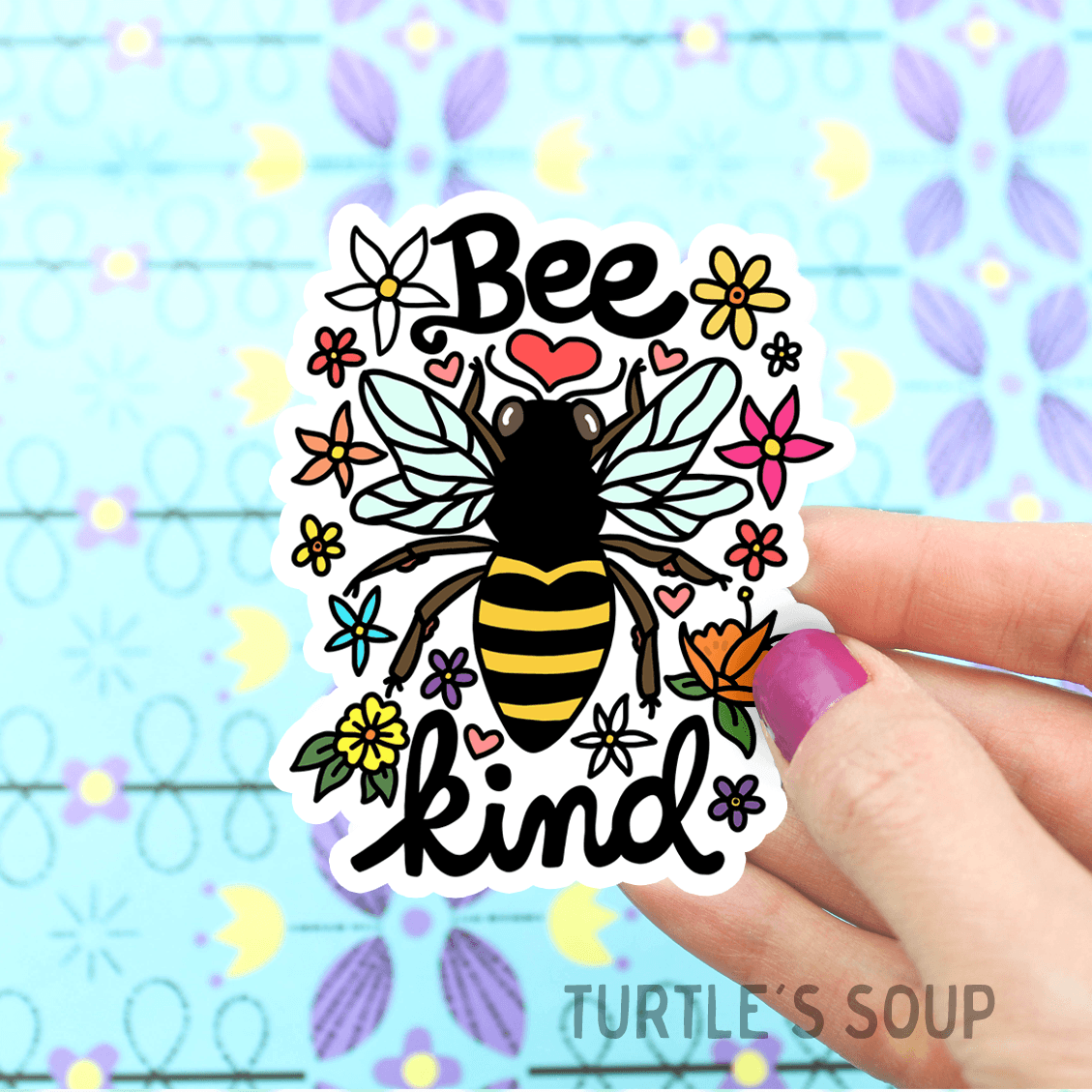 Bee Kind Vinyl Sticker