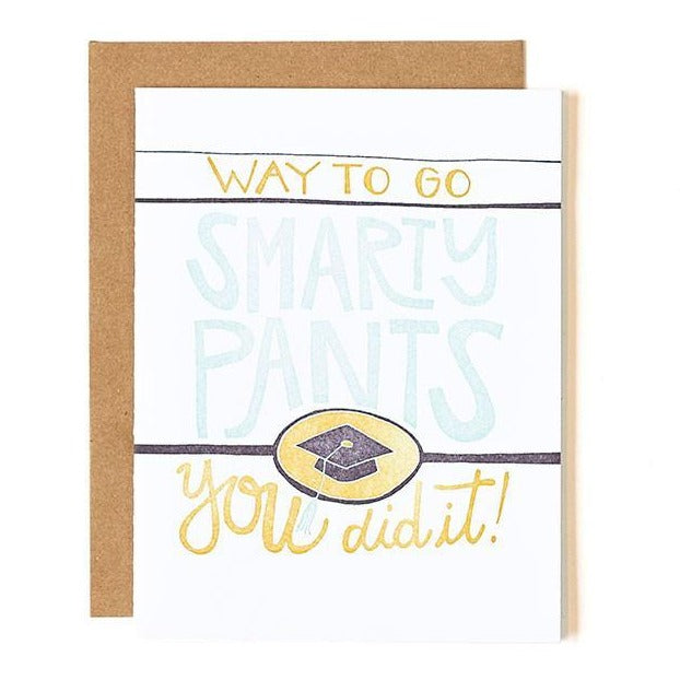 Way to Go Smarty Pants Graduation Card
