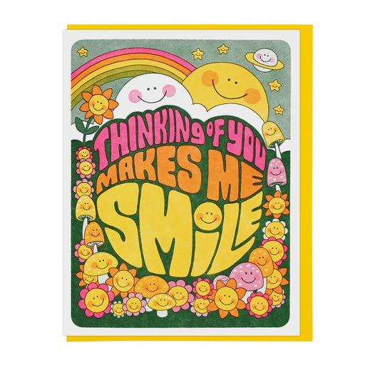 Thinking Of You Makes Me Smile Card