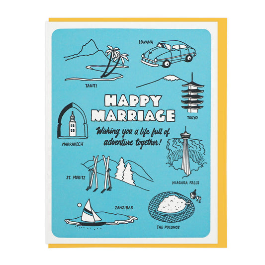 Happy Marriage Adventures Card