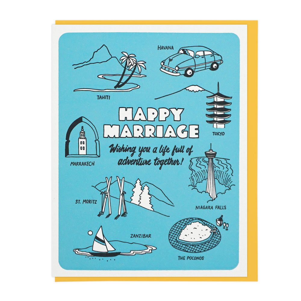 Happy Marriage Adventures Card