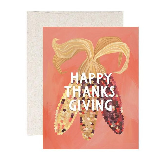 Happy Thanksgiving Corn Card
