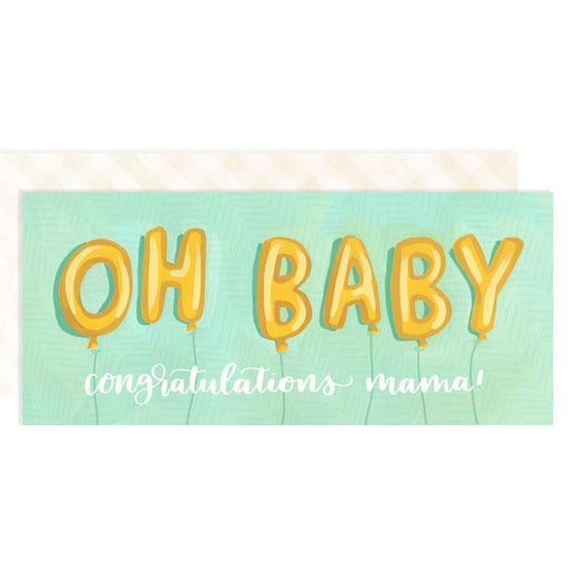Oh Baby Balloons Congratulations Mama Card