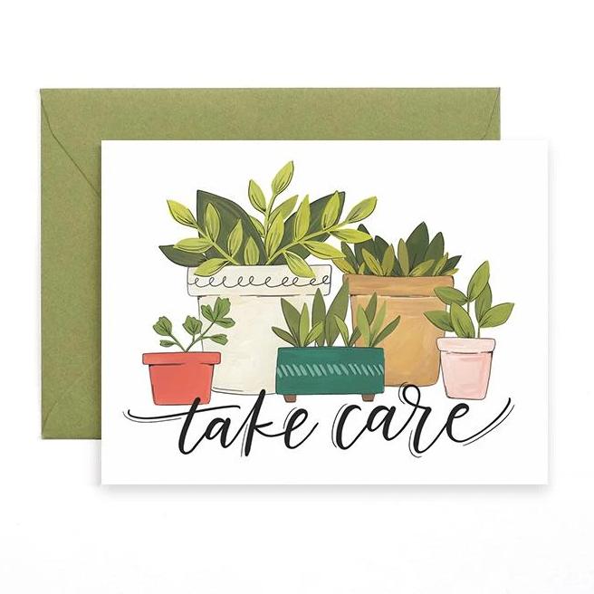 Take Care Plants Card
