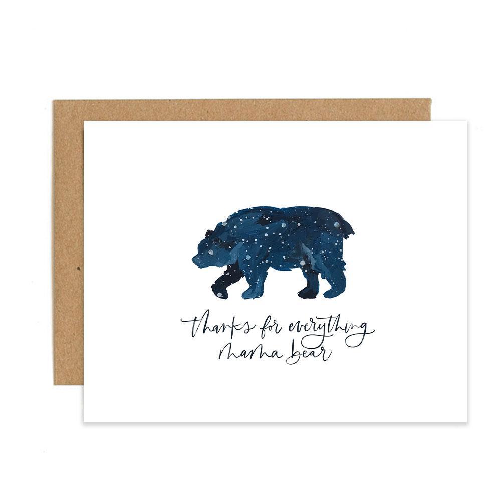 Thanks for Everything Mama Bear Card