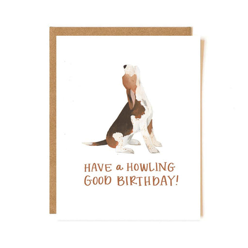 Have a Howling Good Birthday Dog Card