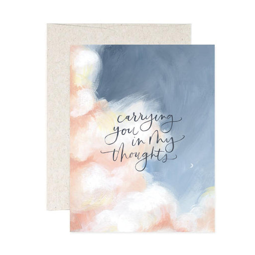 Carrying You in My Thoughts Sympathy Card