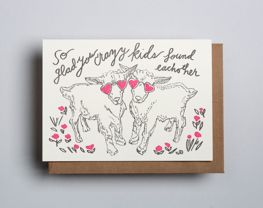 So Glad Crazy Kids Goat Card