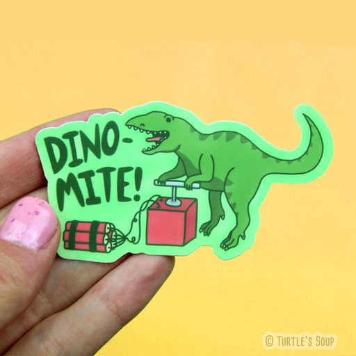 Dino-mite TRex Vinyl Sticker