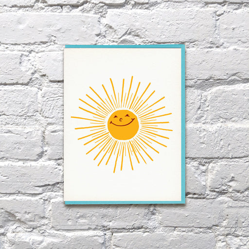 Smiling Sun Sunshine Card
