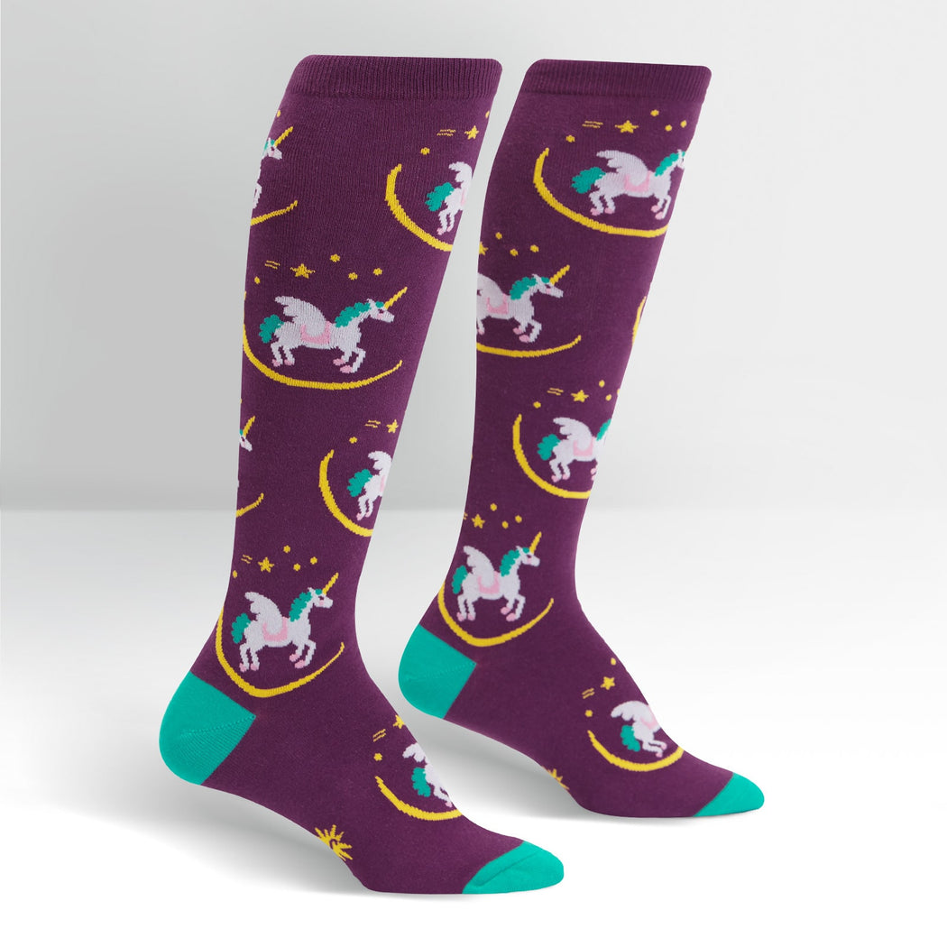 Wish Upon a Pegasus Knee High Socks