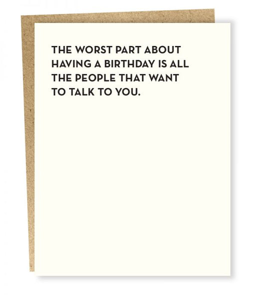 SP #928: Worst Part Birthday Card