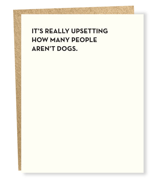 SP #948: People Aren't Dogs Card