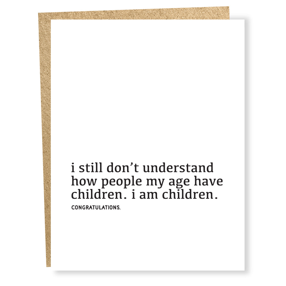 SP #959: Understand Children Congratulations Card
