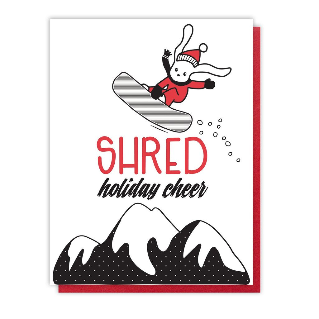 Shred Holiday Cheer Card