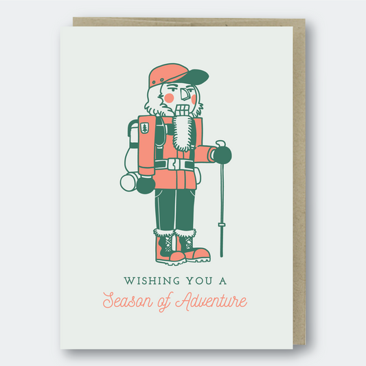 Wishing You a Season of Adventure Nutcracker Card