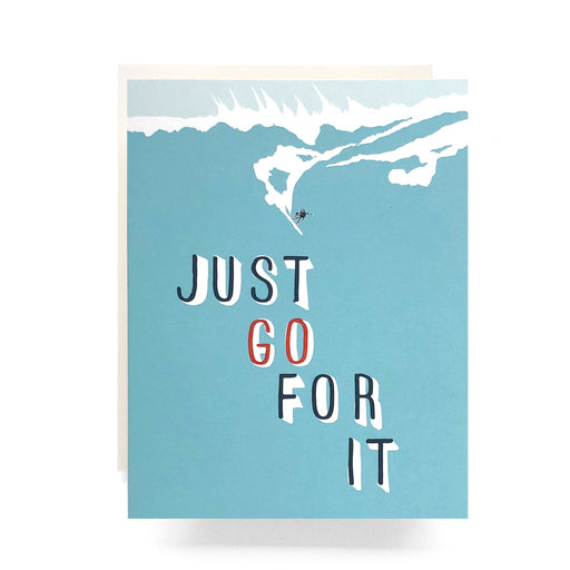 Just Go For It Surfing Card