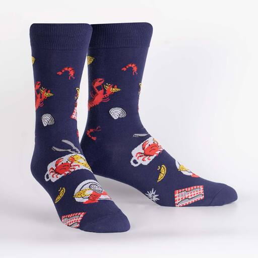 Get Crackin Lobster Men's Crew Socks