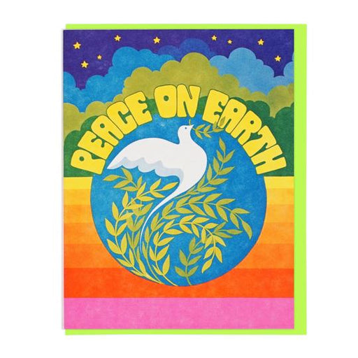 Peace On Earth Dove Holiday Card