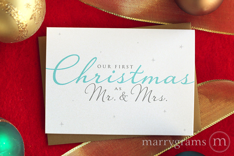 Our First Christmas as Mr. & Mrs. Card