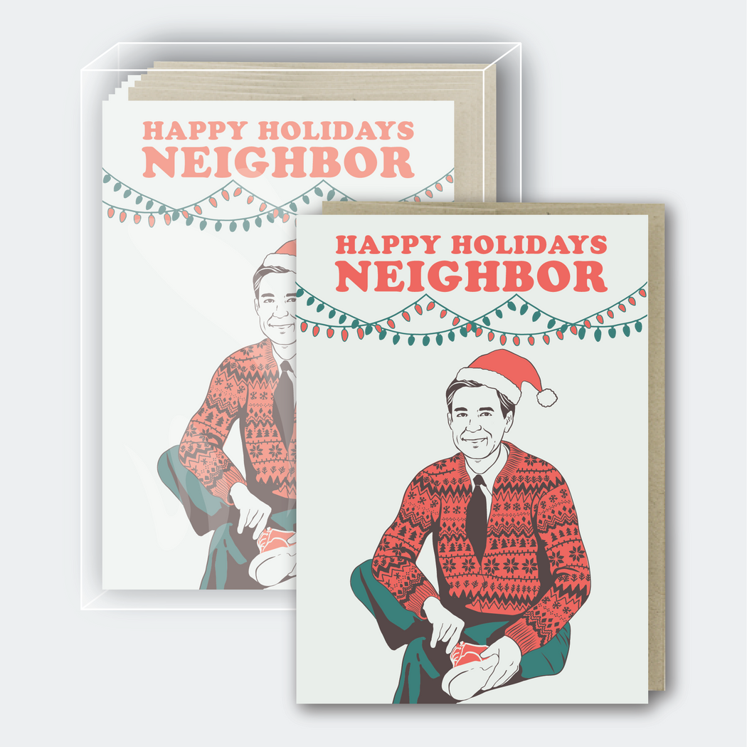 Happy Holidays Neighbor Mr. Rogers Card