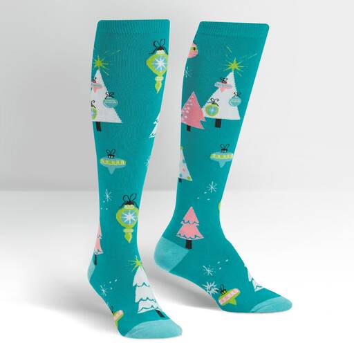 Holly Jolly Christmas Knee High Socks