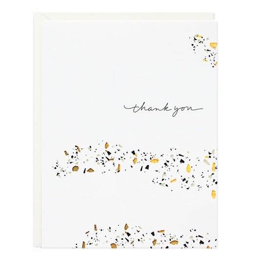 Thank You Confetti Terrazo Cards