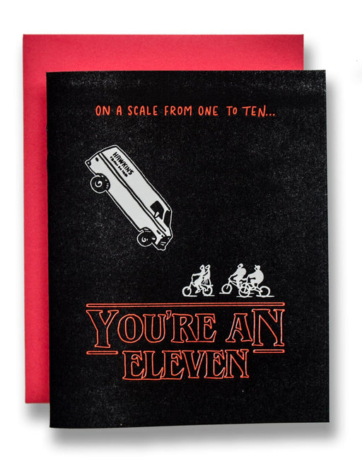You're An Eleven Stranger Things Card
