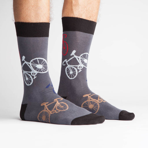 Large Bikes Men's Crew Socks