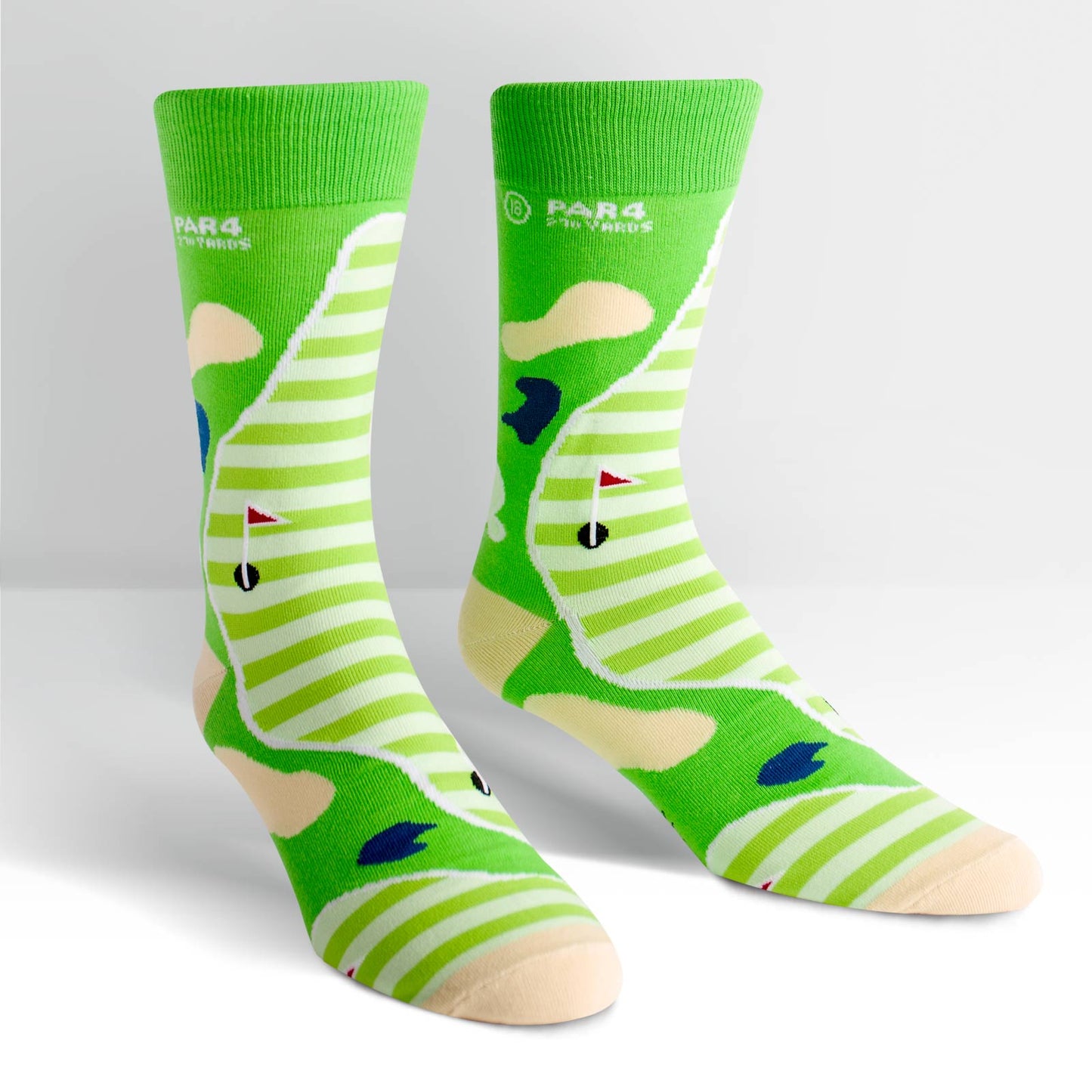 Par 4 Golf Men's Crew Socks