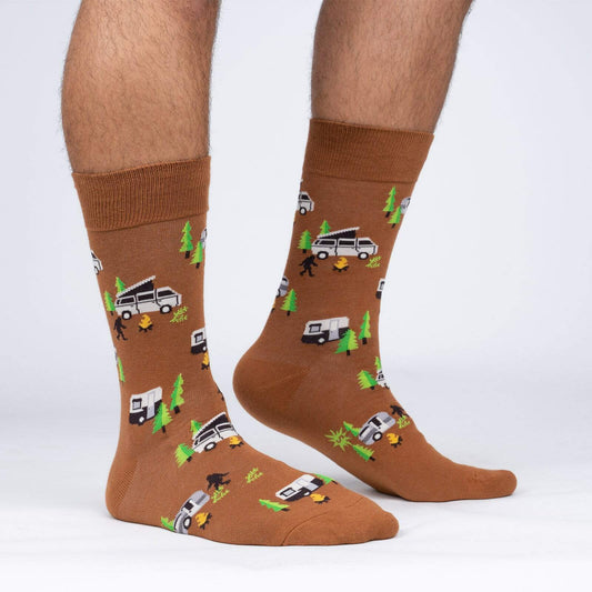 On The Road Again Men's Crew Socks