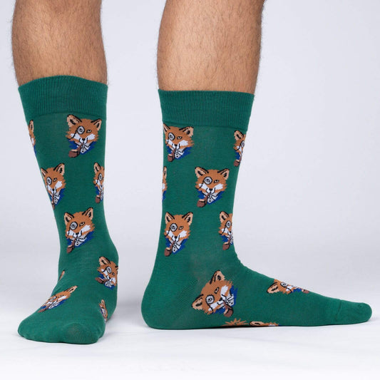 Smoking Fox Men's Crew Socks