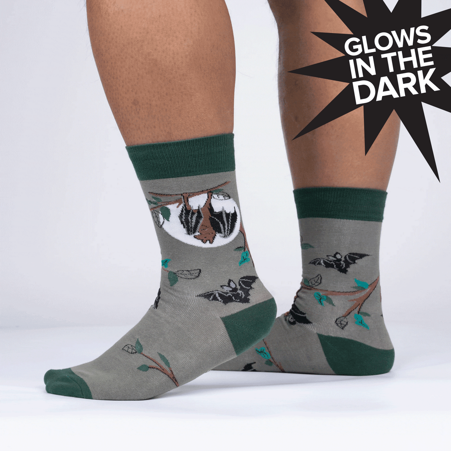 Gone Batty Men's Crew Socks